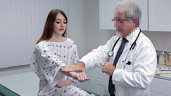 Teen Begs the Doctor to Keep the Secret About Her Virginity - Doctorbangs