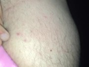 Night Piss Outside With A Butt Plug In