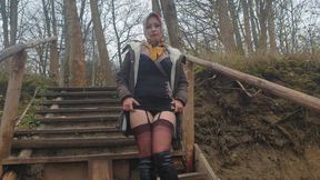Squirt in Public Place