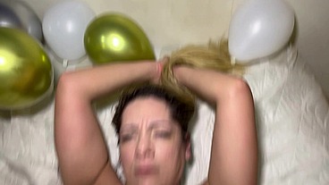 Suzie Slut com Aquiles Black Em Feliz Ano Novo