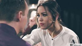 ”Desperate Guy Freezes The Time To Fuck Her Gorgeous Crush”