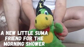 A new little suma friend for the morning shower