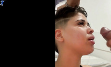 Hot March #2 Karine x Felipe romp episode - biggest cumshot ever!
