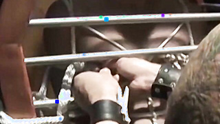 Master Franco Dex continues to play with his subs nipples flicking and twisting it