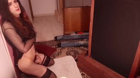 DiiVampy cumming on dildo