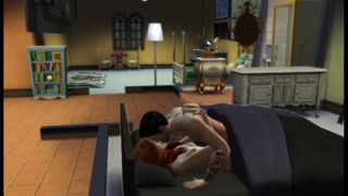 Cheated on her husband with her lover right in the same bed with him | Sex game