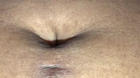 Teeny Enjoys View of Giantess's Belly Button POV