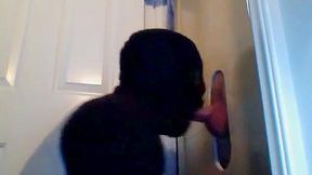 Amazing Masked Amateur Gloryhole Cock Sucker