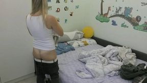 You are bending over a lot to clean and keep ur butts farting MP4 HD 720p