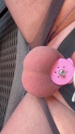 Inverted Chastity Cumming Sissy
