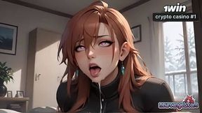 Snowy Squirting Orgasm: Double Penetration & Wet Nectar