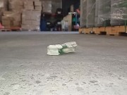 Cigarette Box Walkover Crush & Trample, flattened under my dirty size 11 boots 89kg 👣👣