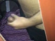 Masturbacion masculina en espejo