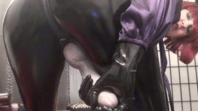 (hd) Latex Gloves and Shiny PVC Pants