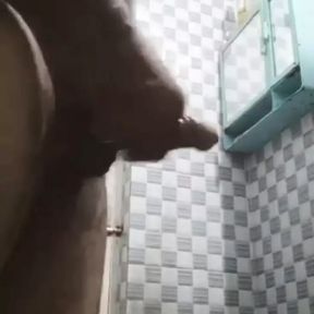 Indian old young man masturbate video