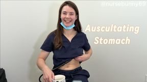 Abdominal Auscultation Swallowing Water