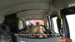 Female Fake Taxi - Busty Tit Wank Makes Stud Cum Hard