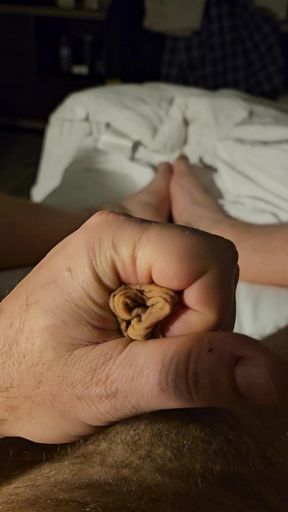 Small cock wank play