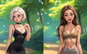 Ep2: No Fap Island Gameplay - Discovering Julie and Tatiana in the Forest