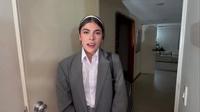 I SEDUCE A STUDENT I SEE ON THE STREET, WE END UP HAVING SEX IN MY ROOM - FELIPE SKULL