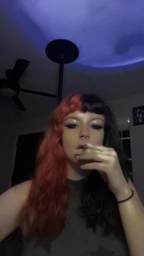 Using you as My ashtray🚬💨