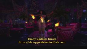 Ebony Goddess Gooning Bellydance Mindfuck
