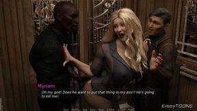 AWAM - Fucked in the Ass by a BBC on a public elevator - kimmytoons