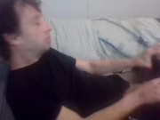 Kiss Me And Stroke Your Cock As I Flood Your Pussy While I Stare At Your Delicious Asshole