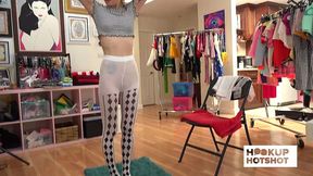 bts - avery moon strips down during a flirty backstage tease!