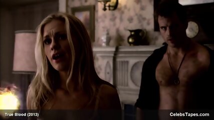 Anna Paquin exposed in underwear