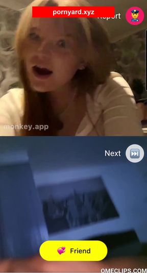 Teen girl shows off her body on webcam, excited by public reaction