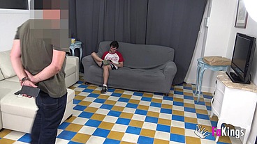 LATIN BOMBSHELL teaches a young and inexperienced dude how to fuck