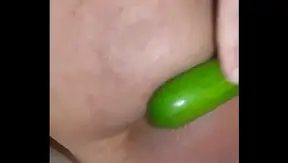 Solo Cucumber Fun: Hot Gay Dude Feasts on Giant DIY Anal Toys – AmateurHeat 18+