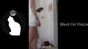 Headstanding in sandals by Alice (fullbody version)