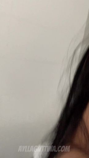Aylla Gattina Took Her Little Whore to the Bathroom and Finished Her off