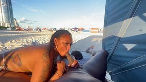 sucking dick on public beach