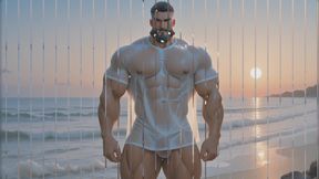 Rockstar Hunk Solo Teasing Balls and Shaft with Cum Splatter