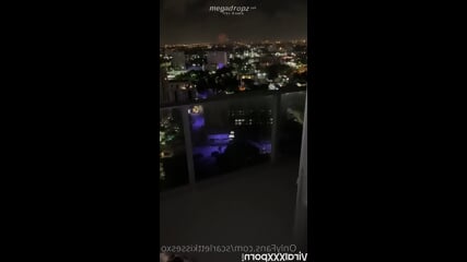 ScarlettKissesXO POV Balcony Banging in Broad Daylight