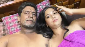Old stepfather feasting on young stepdaughter's delicious 18yo goodies