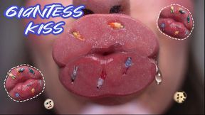 Sticky plump Gigantes kiss