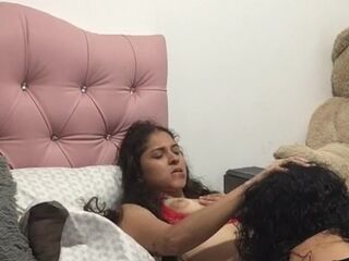 I scissor with my neighbor at my stepmother&#039;s house