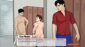 Kyle’s bathroom shame handjob destroyed him with big cock