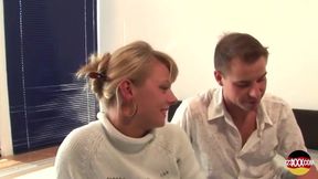 Sexy Blonde Whore Fucking Her German Neighbor