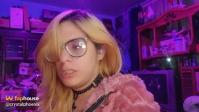 Sissy Wears a Sex Necklace at the Asmr Church