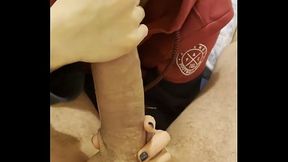 POV monster dick worship
