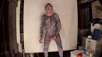 Danish Inked Porn Actor Leeharper Pinnomen Show COCK and ASSHOLE &ndash_ His ASSHOLE is then FUCKED By the Long Silver DILDO and in His Cumshot He Flushes his Creamy Boy Juice Right in Front of YOUR Eyes !