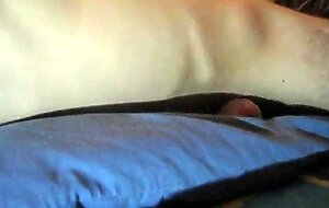 Twink's Blue Pillow Pleasure