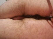 Slutty Bottom Using Prostate Massager