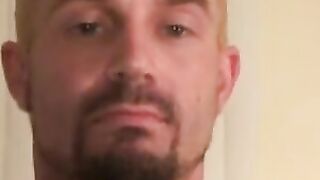Masturbating Oldie Dude with Sex Toy Gives Intense Orgasm