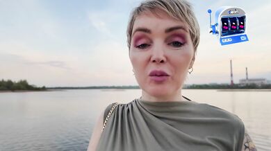 I had to give a Milf on the first date. facial cum